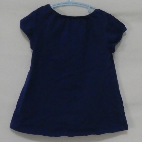 CIRCO 24 months Blue Cotton Short Sleeve Dress With Colorful Fun Print Design - Picture 3 of 15